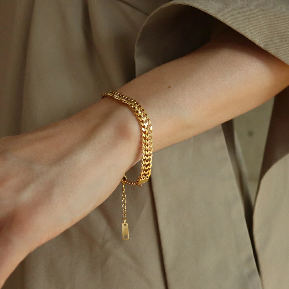 N156 stainless belt bracelet