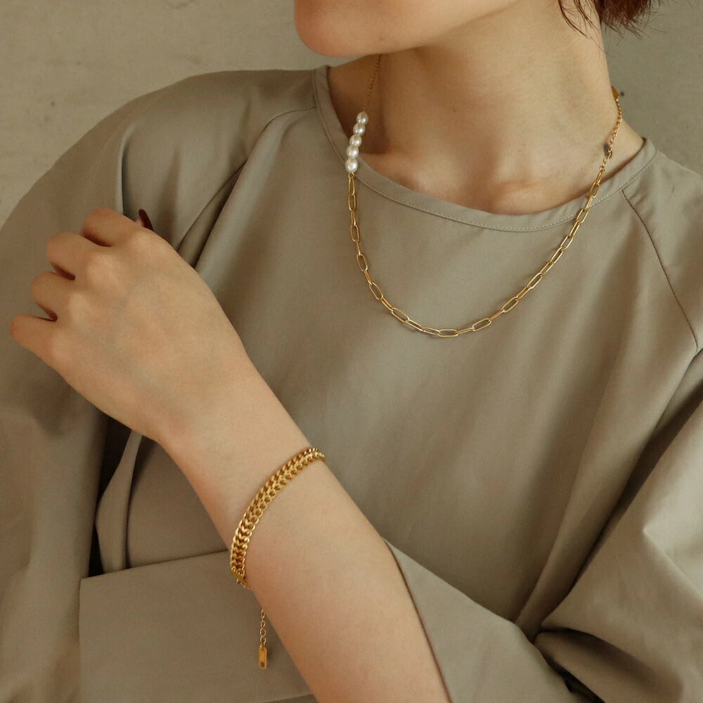 N156 stainless belt bracelet