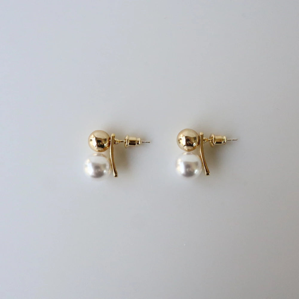 P350 gold metal ball pearl pierce