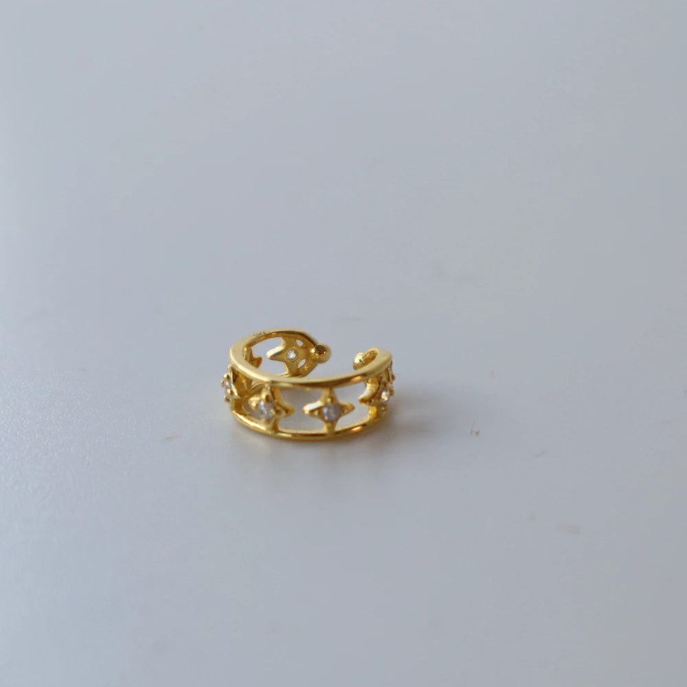 C122 silver925 brilliant earcuff