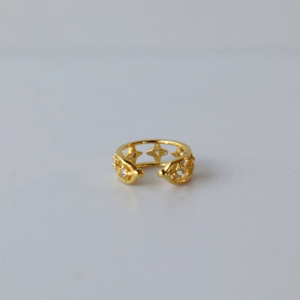 C122 silver925 brilliant earcuff