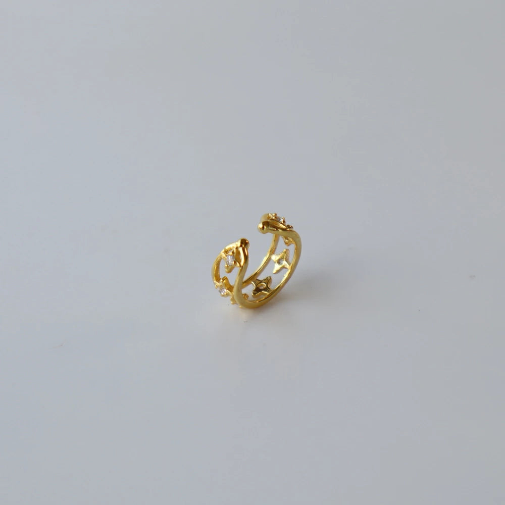 C122 silver925 brilliant earcuff