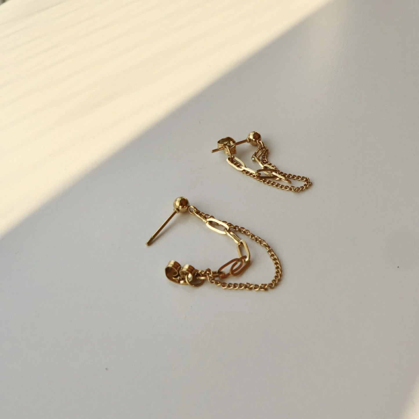 P123 stainless chain hoop pierce