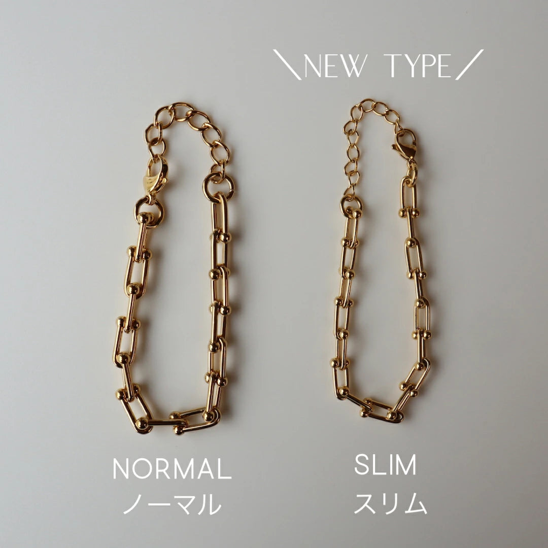 N102 stainless hard chain bracelet