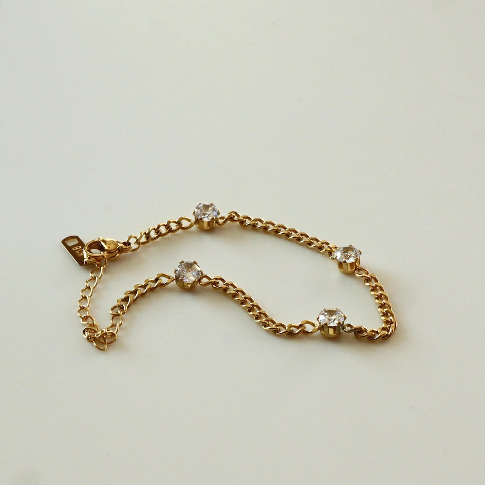 N002 stainless zirconia bracelet