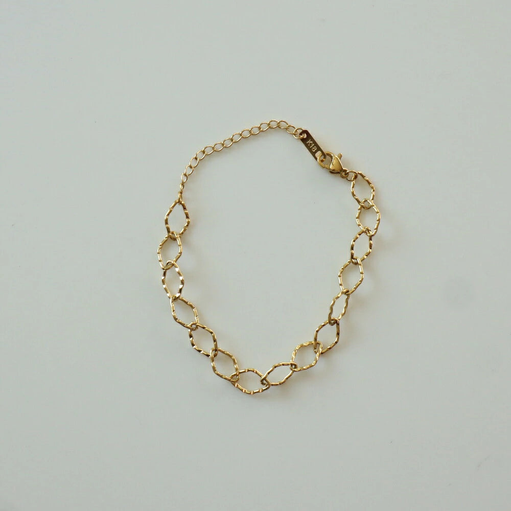 N005 stainless cut HISHI chain bracelet