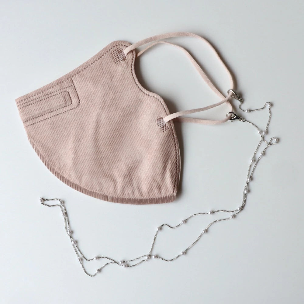 N031 pearl connect mask chain