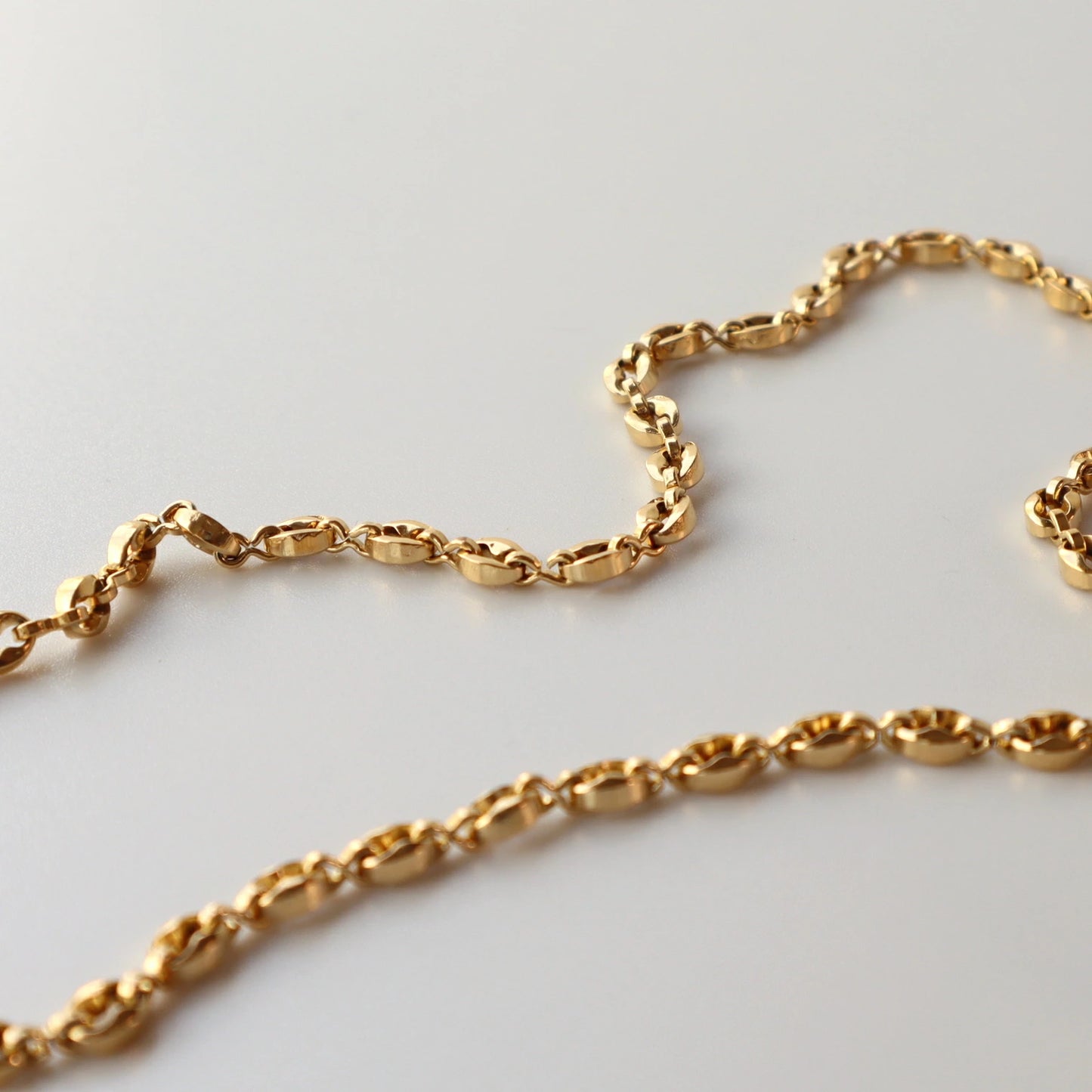 N001 stainless anker chain necklace