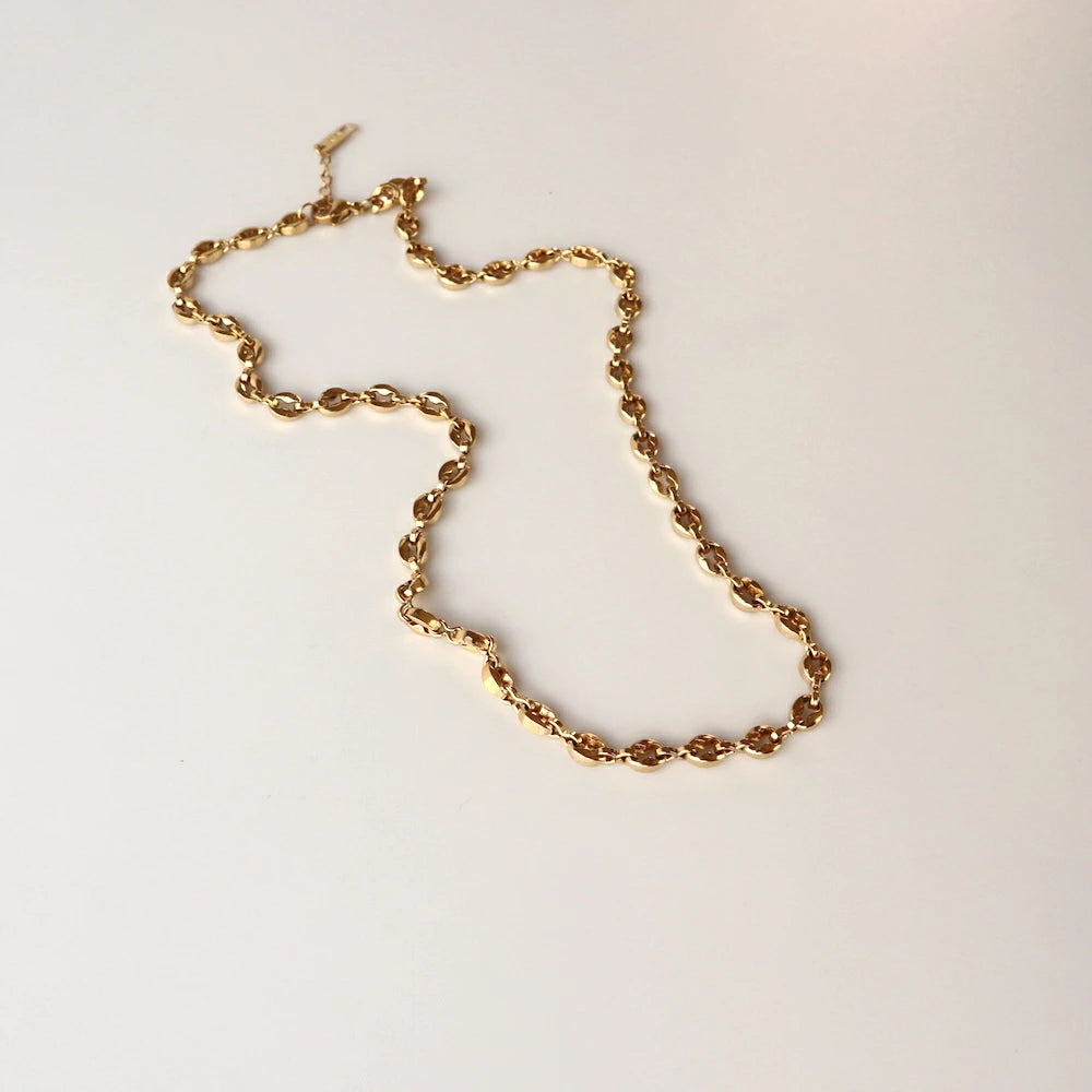 N001 stainless anker chain necklace