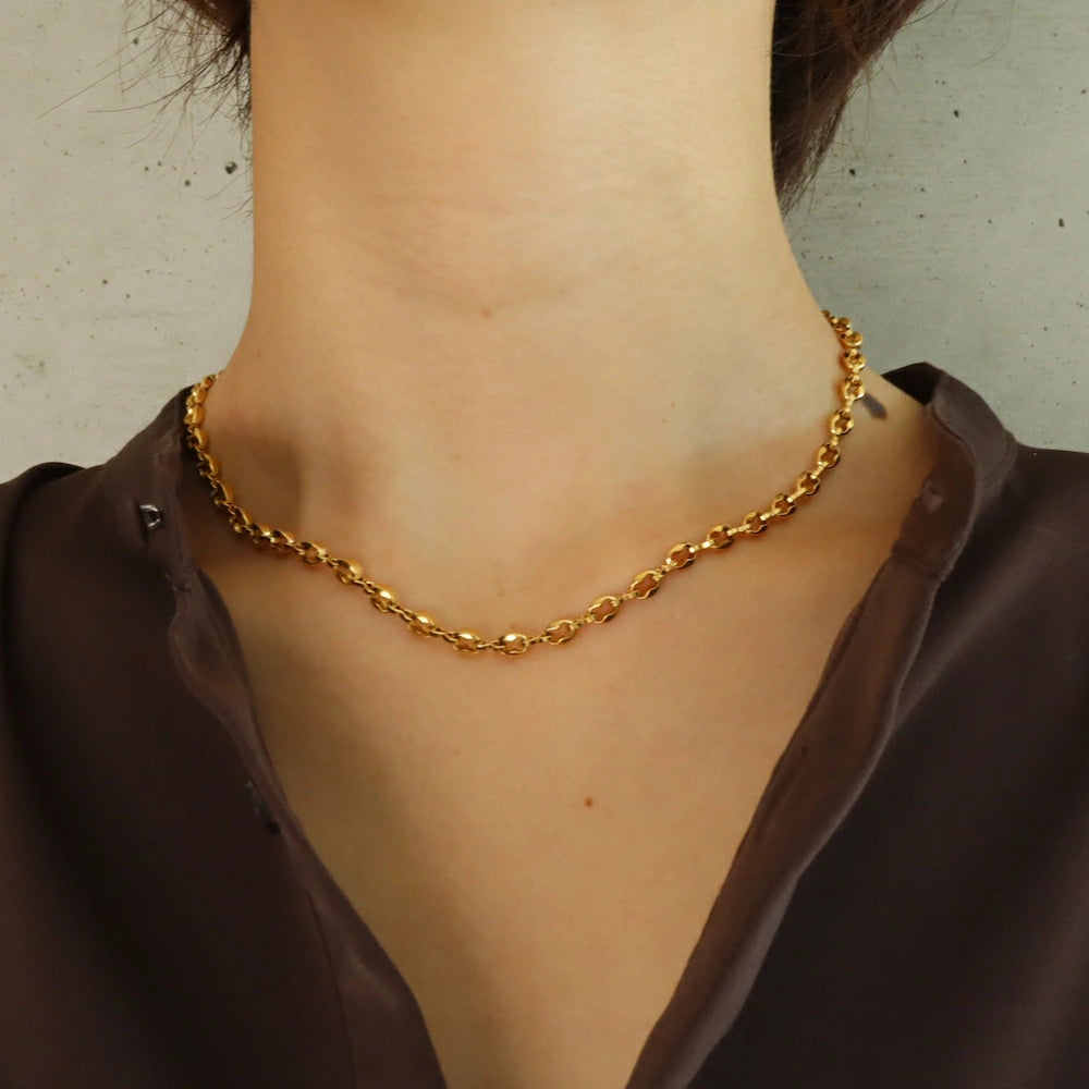 N001 stainless anker chain necklace
