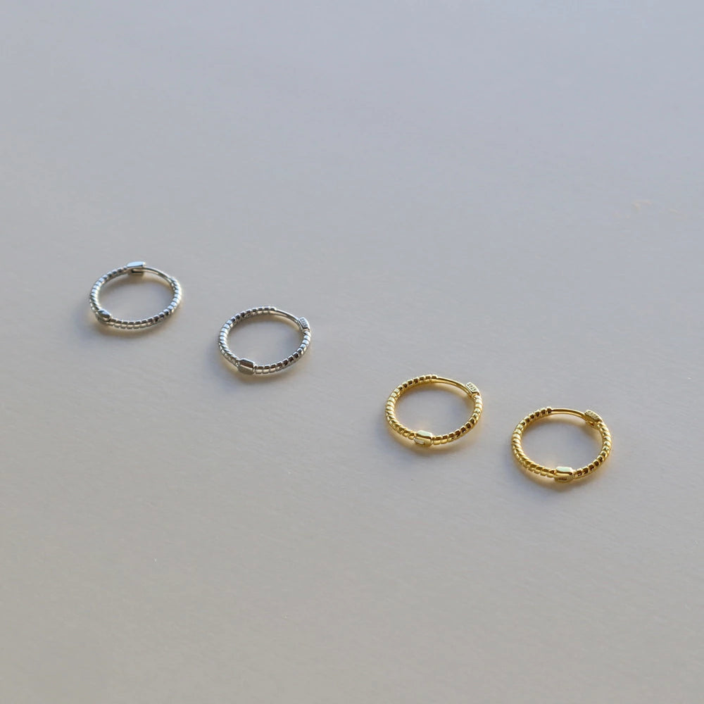 P003 silver925 hoop pierce