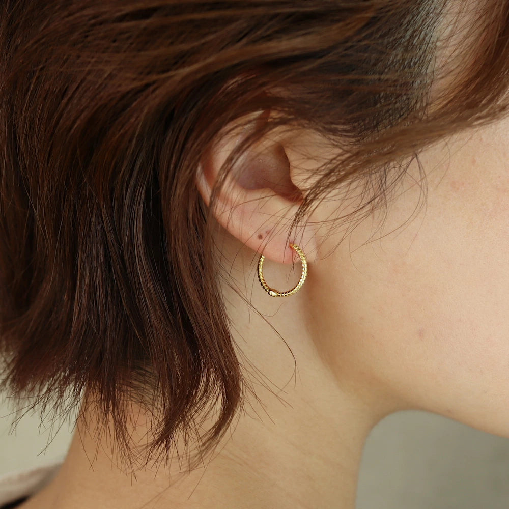 P003 silver925 hoop pierce