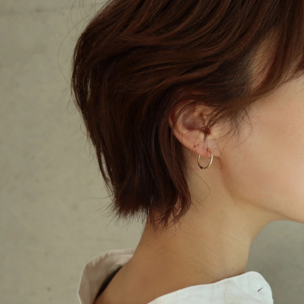 P003 silver925 hoop pierce