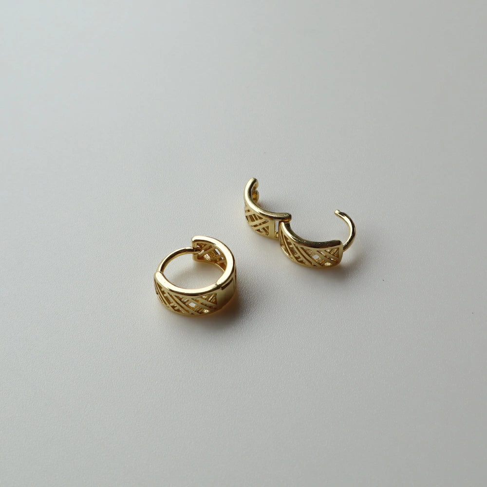 P011 silver925 hoop pierce