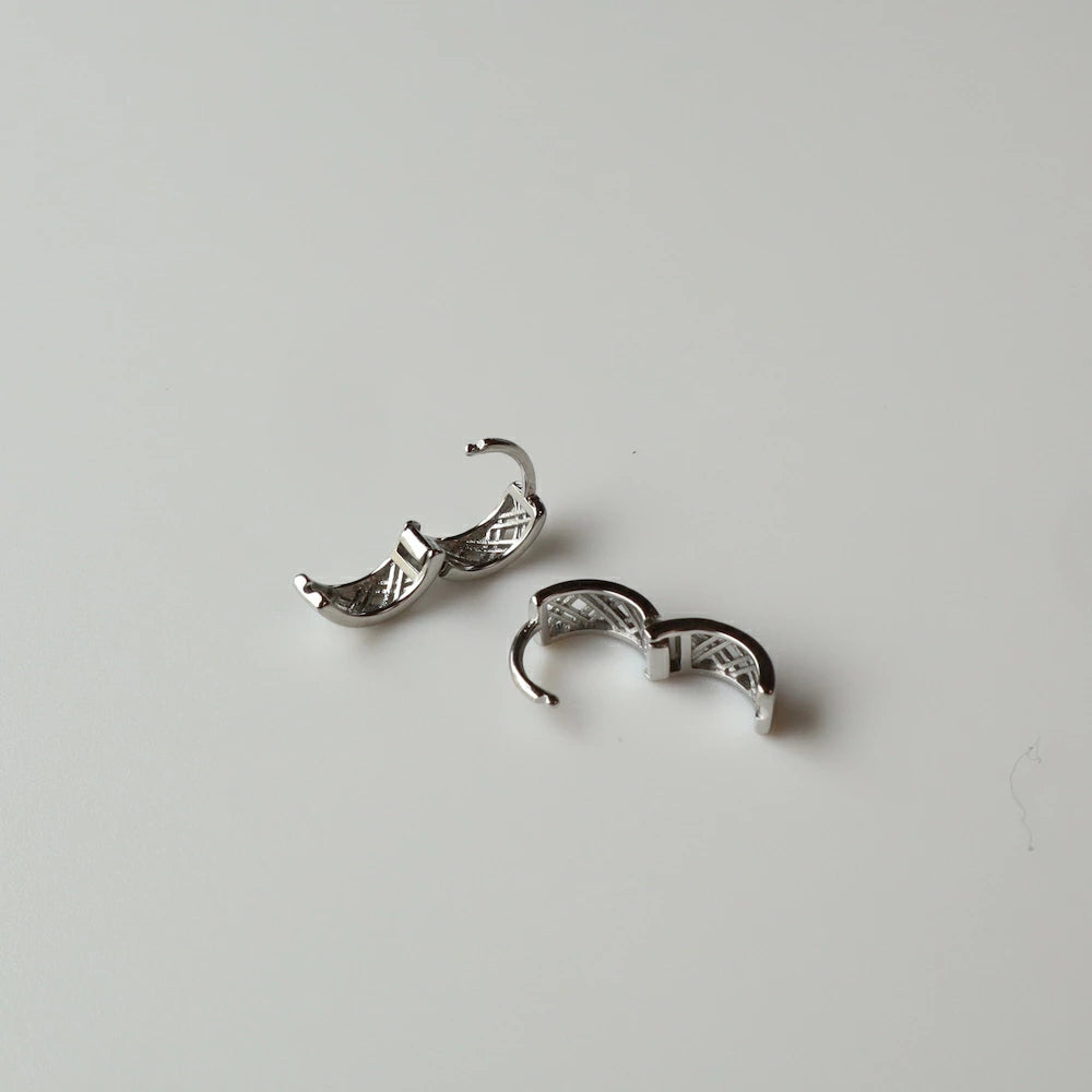 P011 silver925 hoop pierce