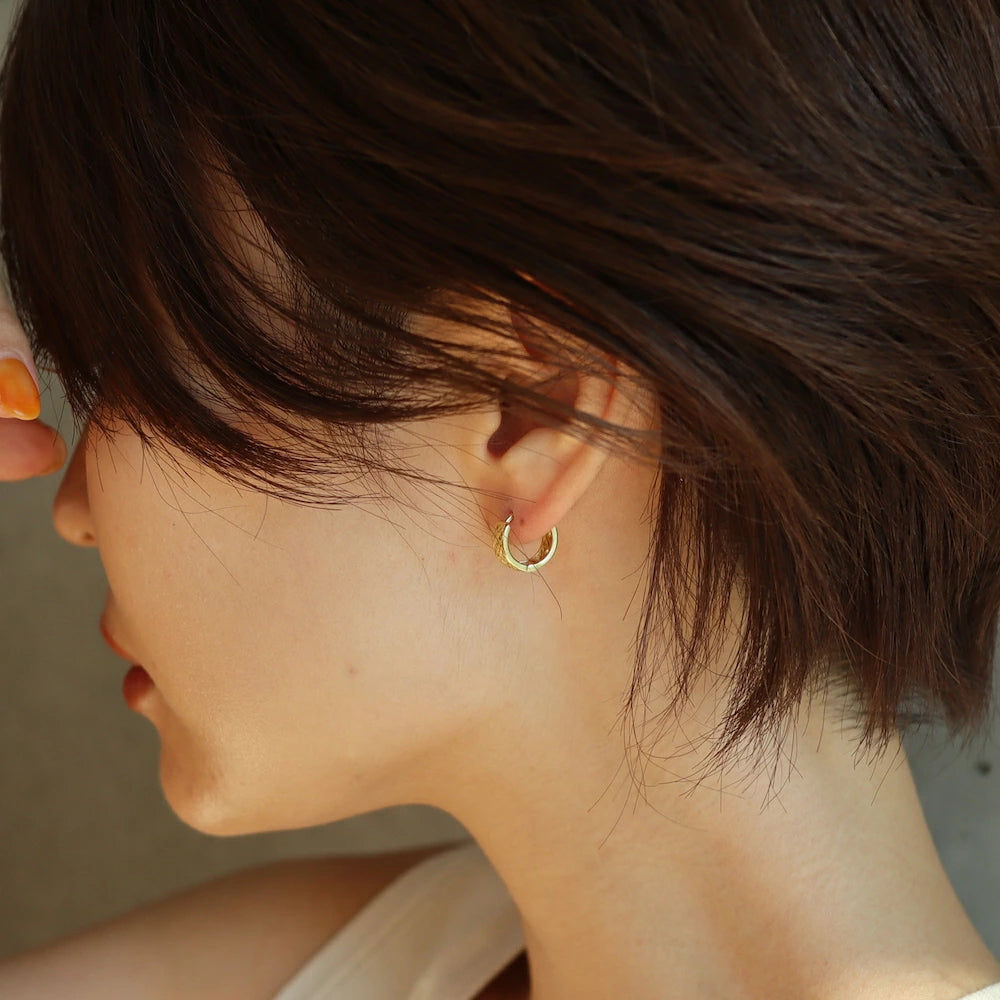 P011 silver925 hoop pierce