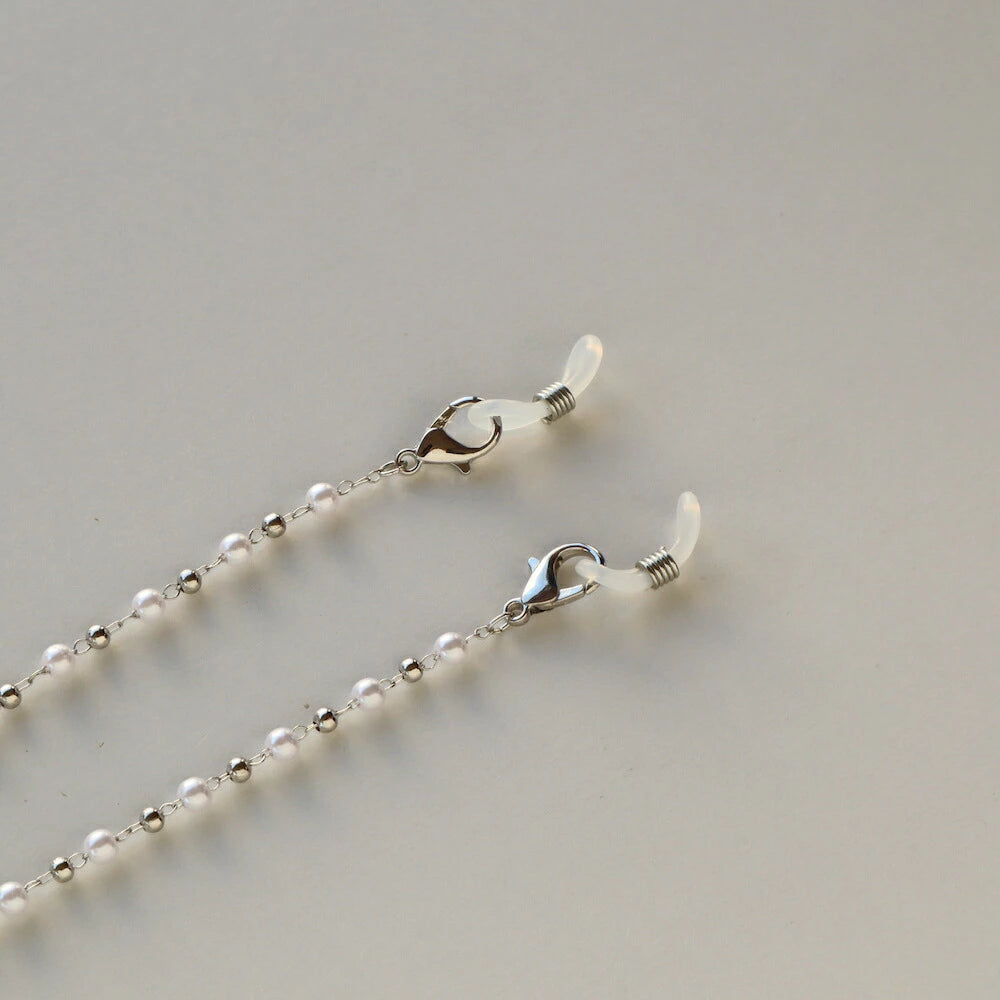 N023 pearl bees mask chain