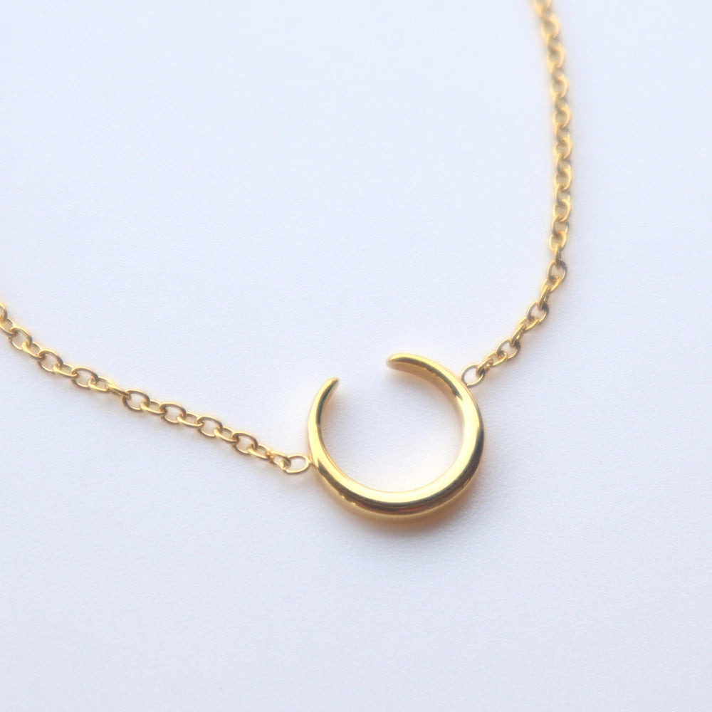 N053 stainless moon bracelet