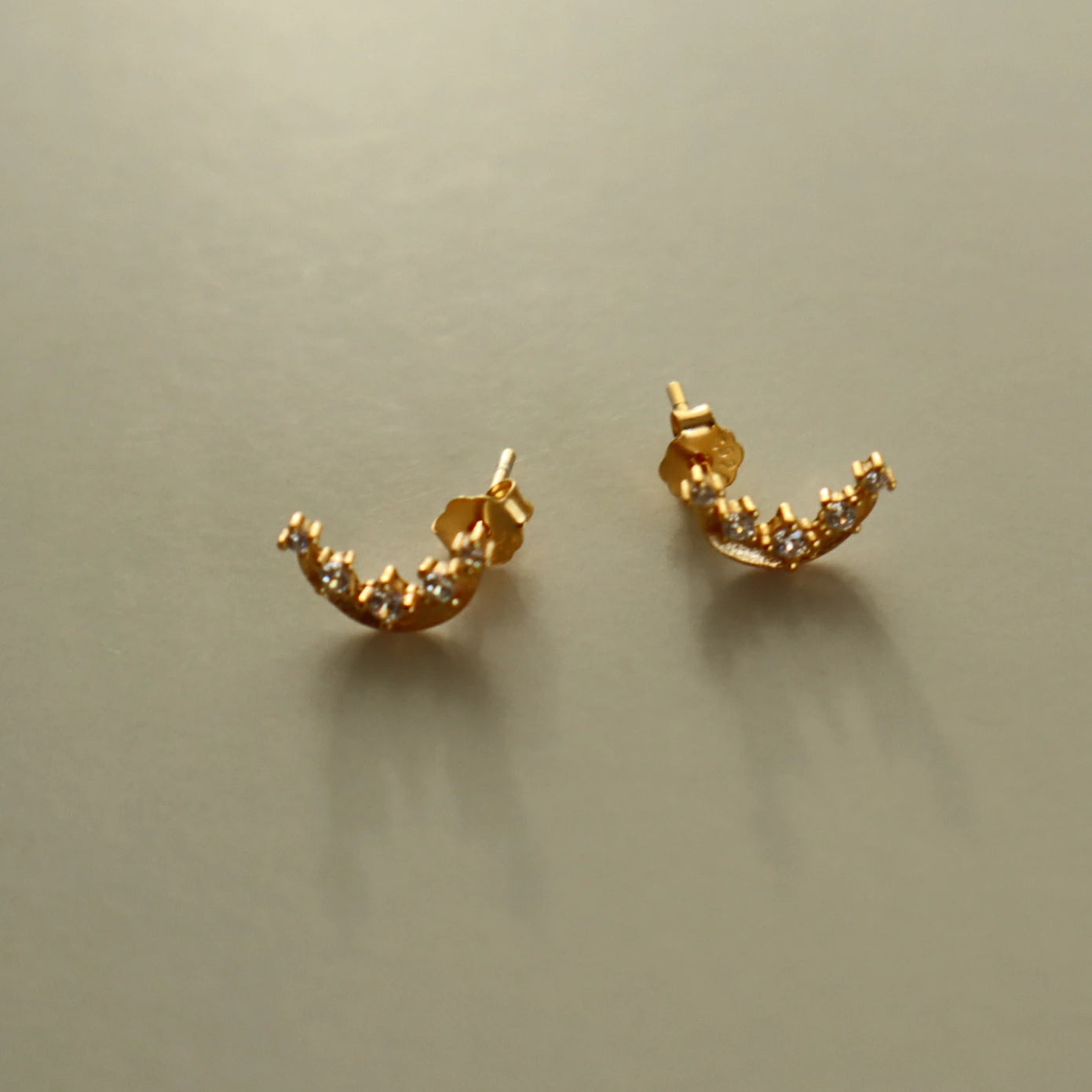 P308 silver925 zirconia moon minimum pierce