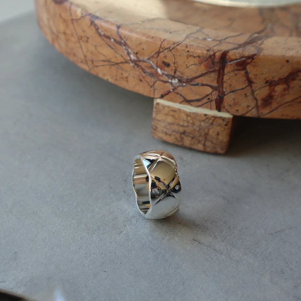 R007 stainless wide quilting ring