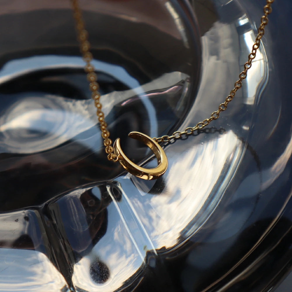 N053 stainless moon bracelet