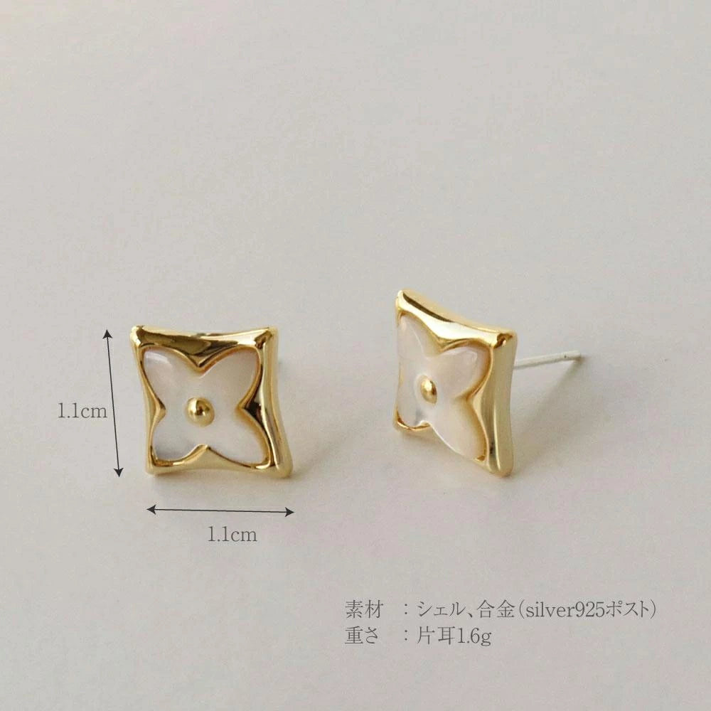 P060 2design flower shell pierce