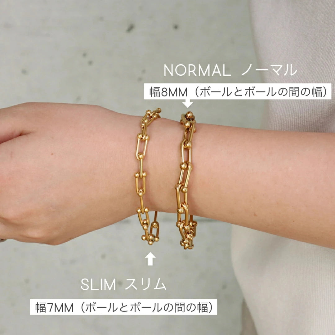 N102 stainless hard chain bracelet