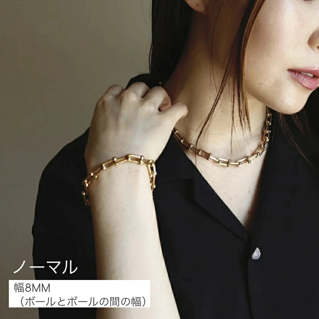 N102 stainless hard chain bracelet