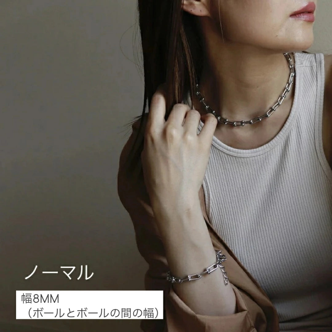N102 stainless hard chain bracelet