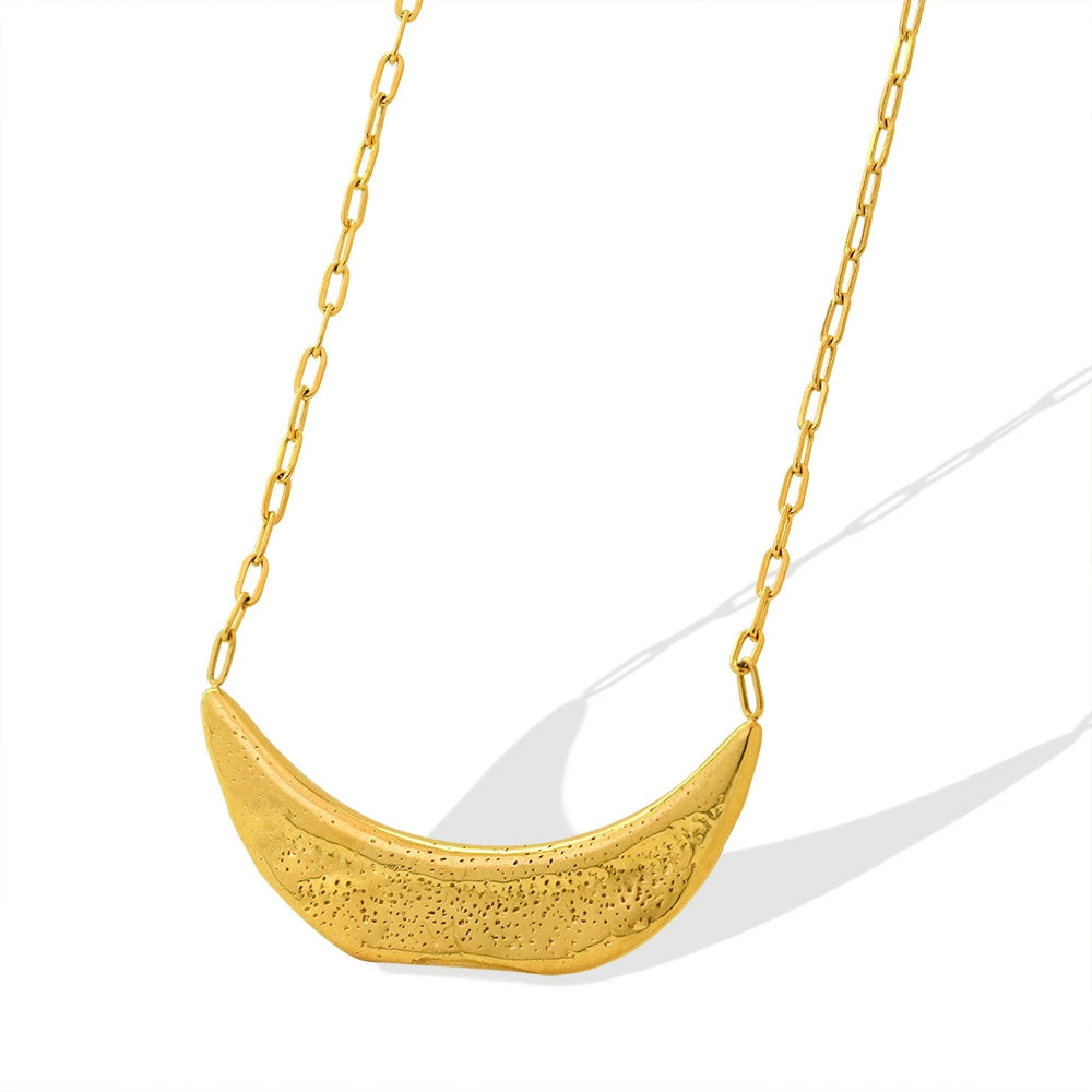 N046 stainless curve pendant