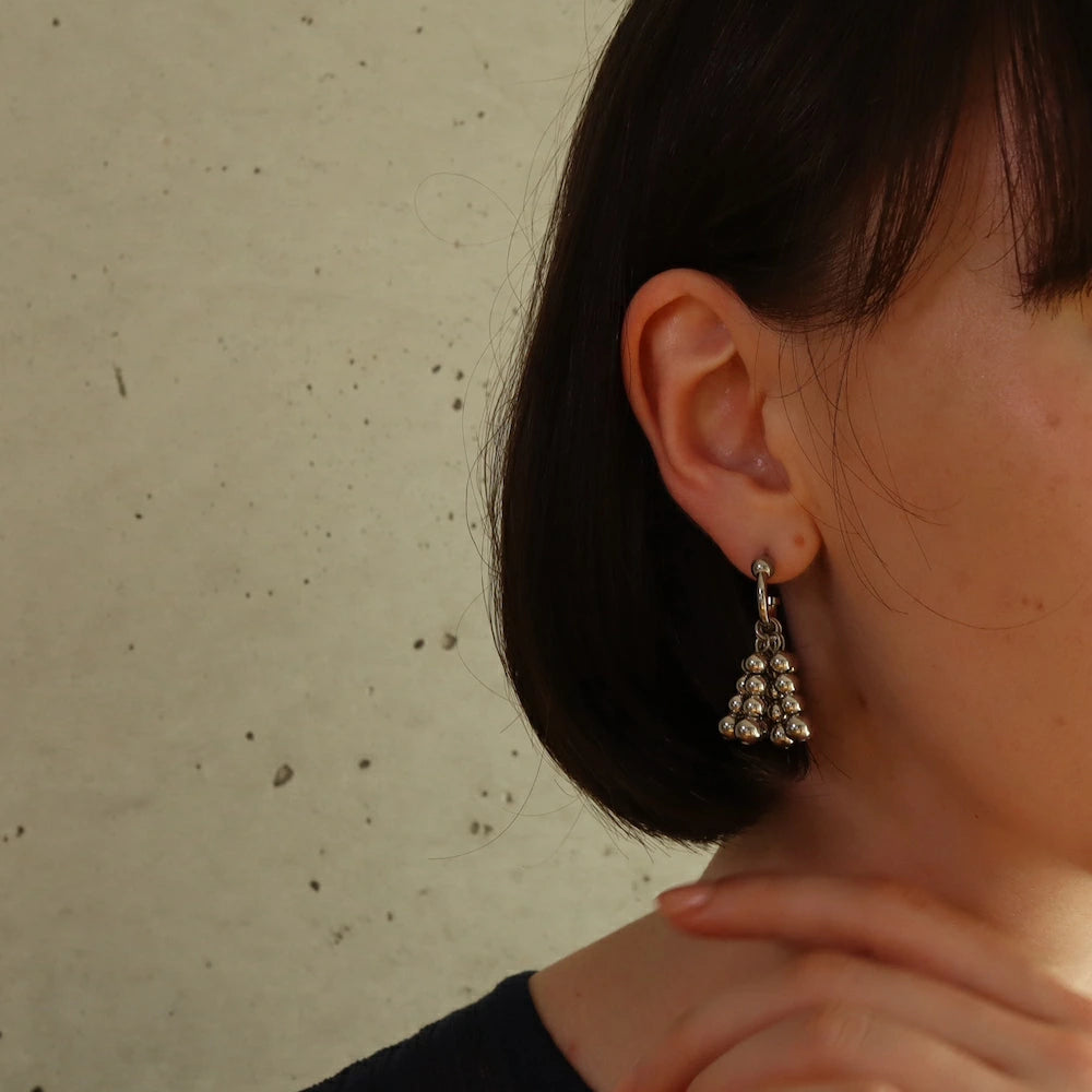 P278 stainless silver ball unique pierce