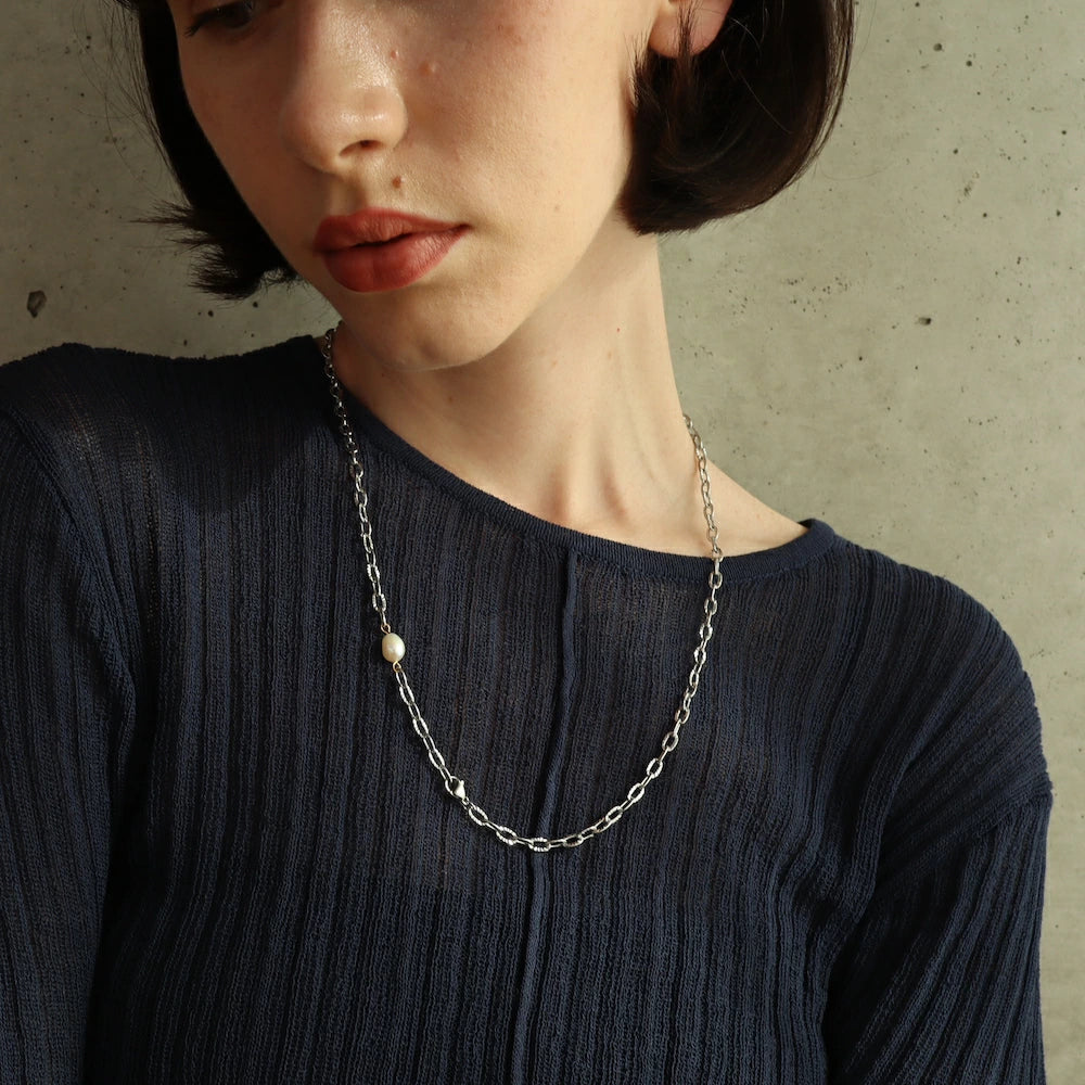 N092 stainless adjustfree cut chain necklace