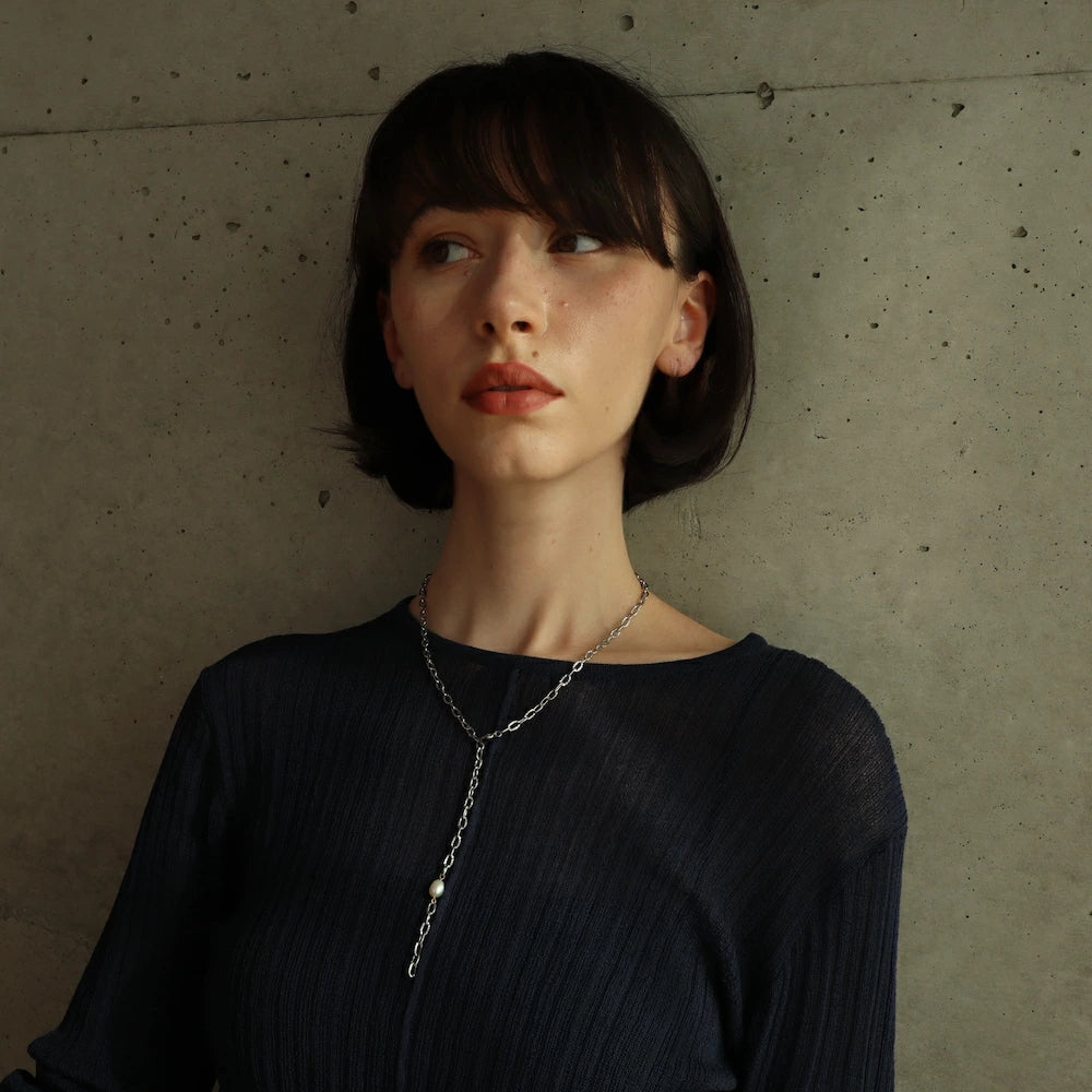 N092 stainless adjustfree cut chain necklace