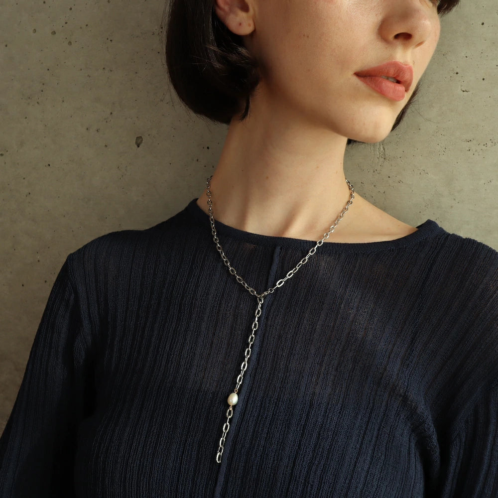 N092 stainless adjustfree cut chain necklace
