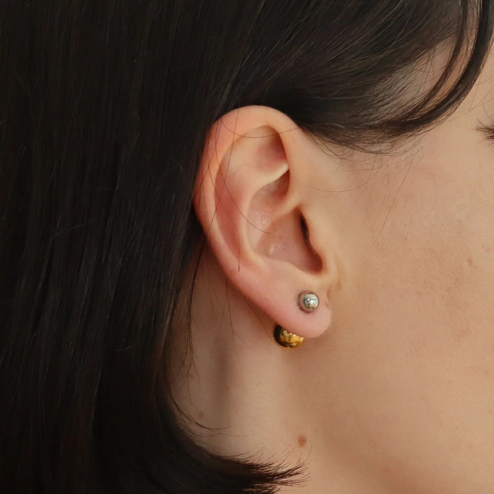 P290 stainless bicolor metal ball pierce