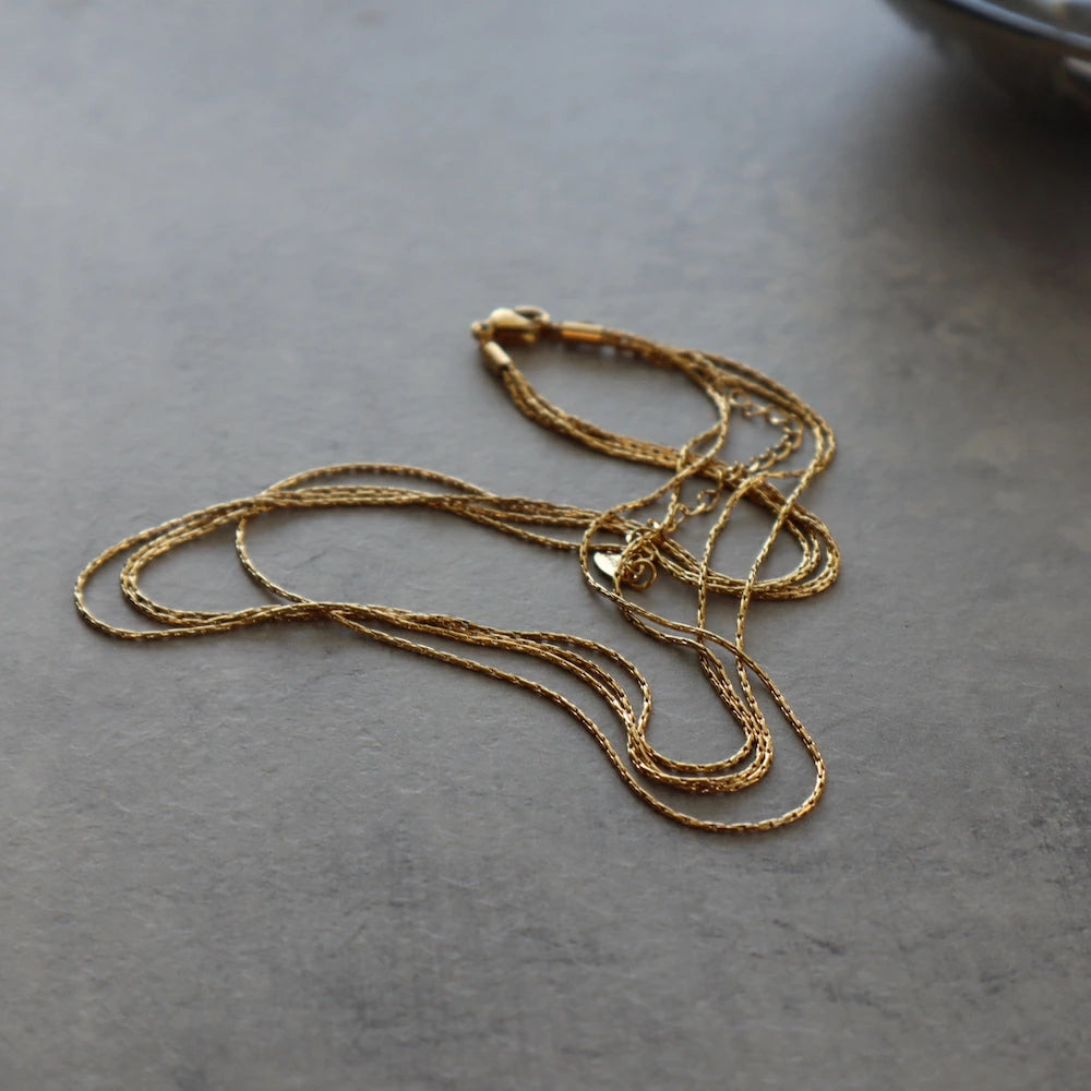 N041 stainless lots of chains necklace