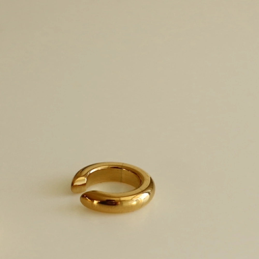 C003 stainless simple earcuff