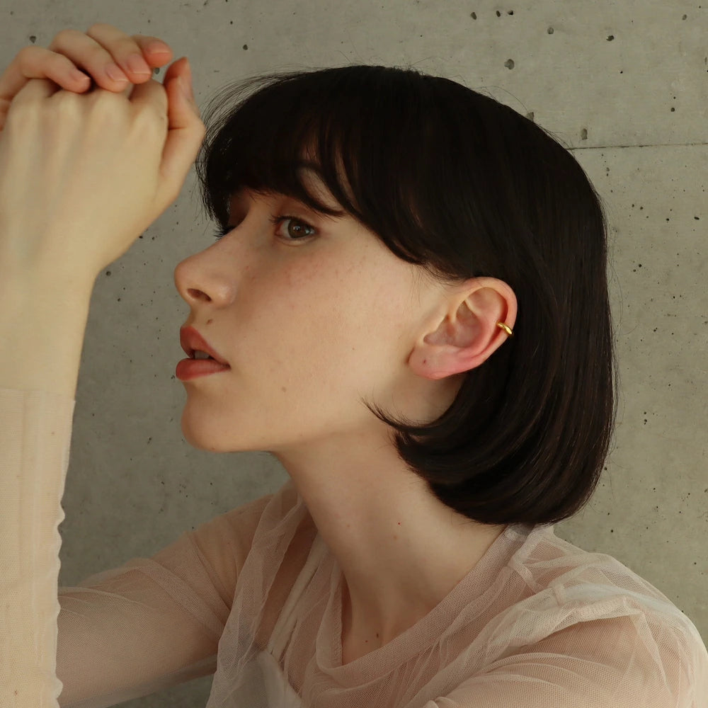 C003 stainless simple earcuff