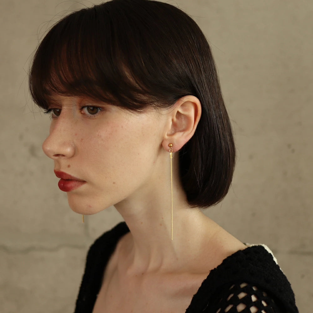 P175 stainless snake chain long pierce