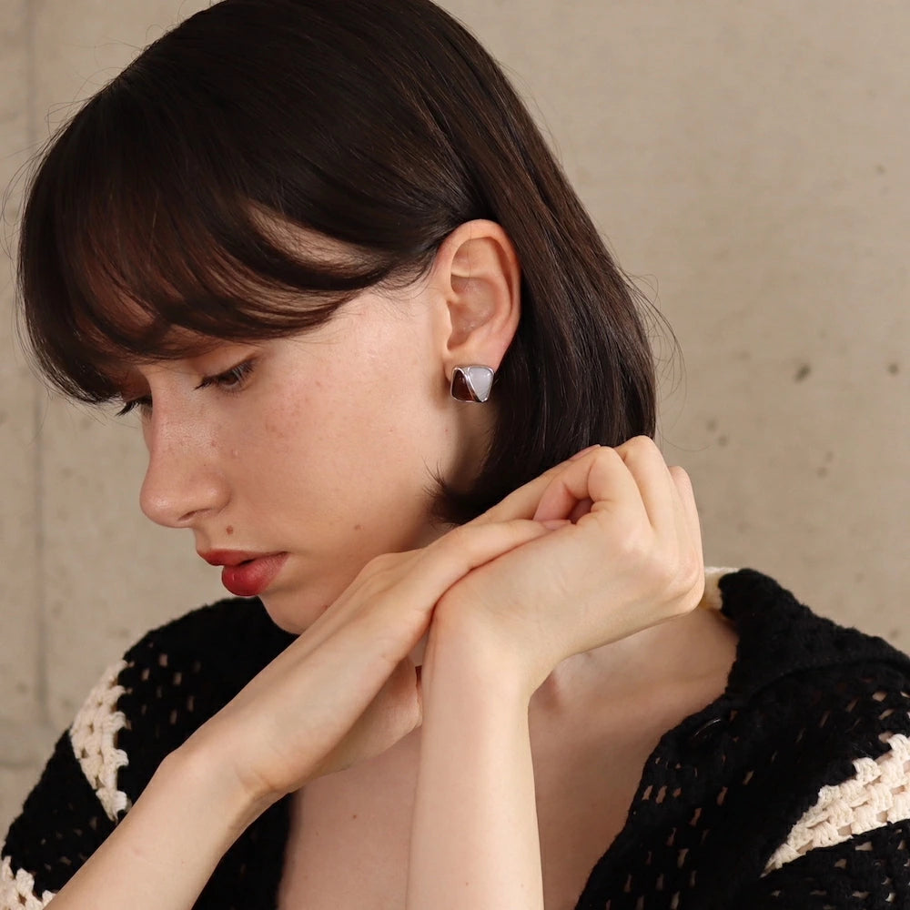 P179 stainless 2color square pierce