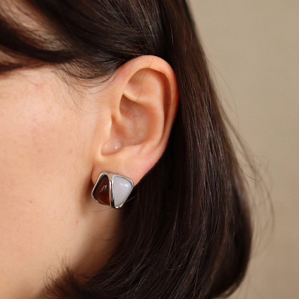 P179 stainless 2color square pierce