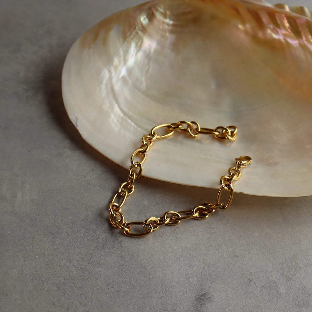 N058 stainless cross chain adjust free bracelet