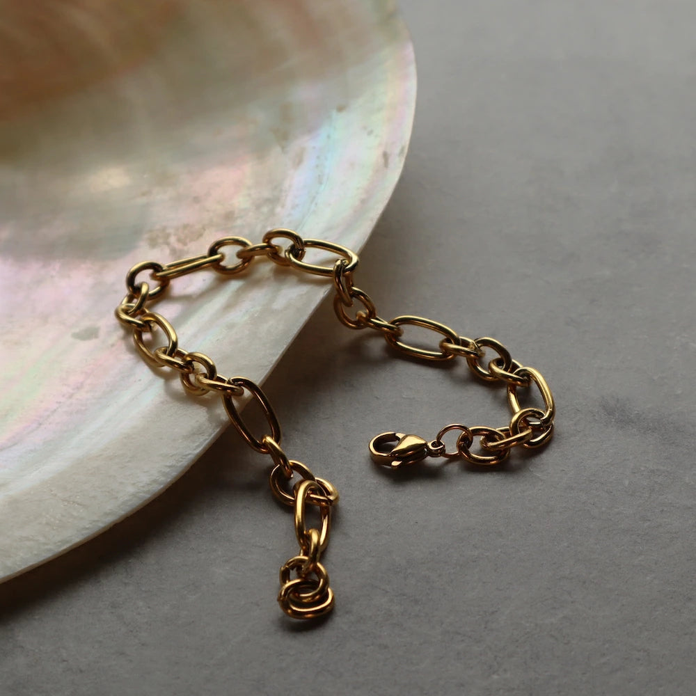 N058 stainless cross chain adjust free bracelet
