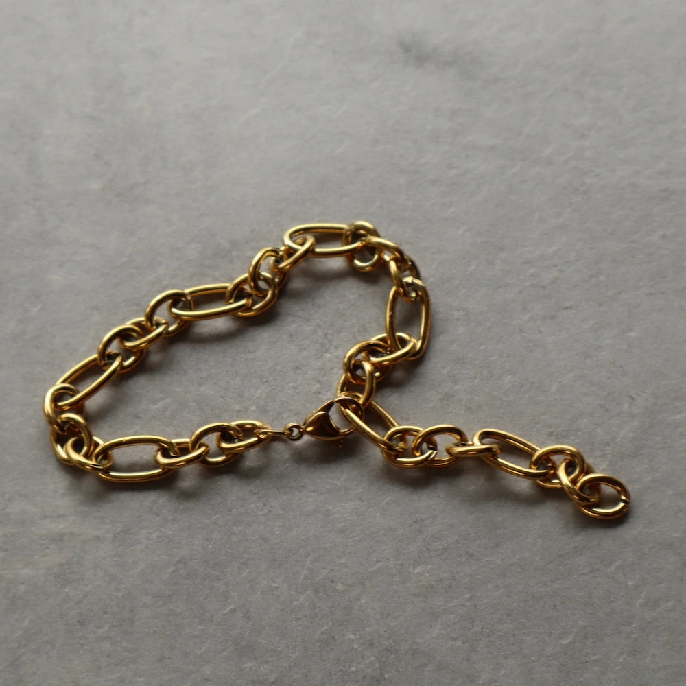 N058 stainless cross chain adjust free bracelet