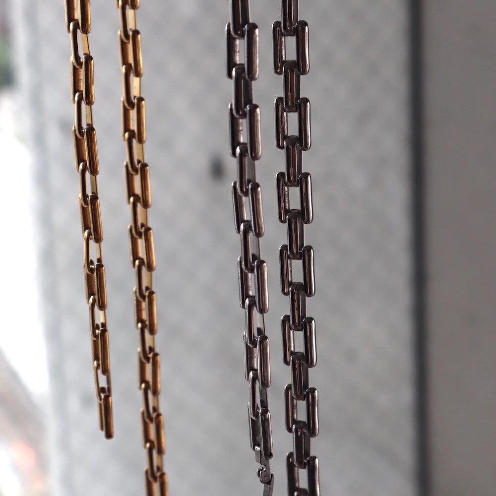 N073 stainless chain oversized necklace
