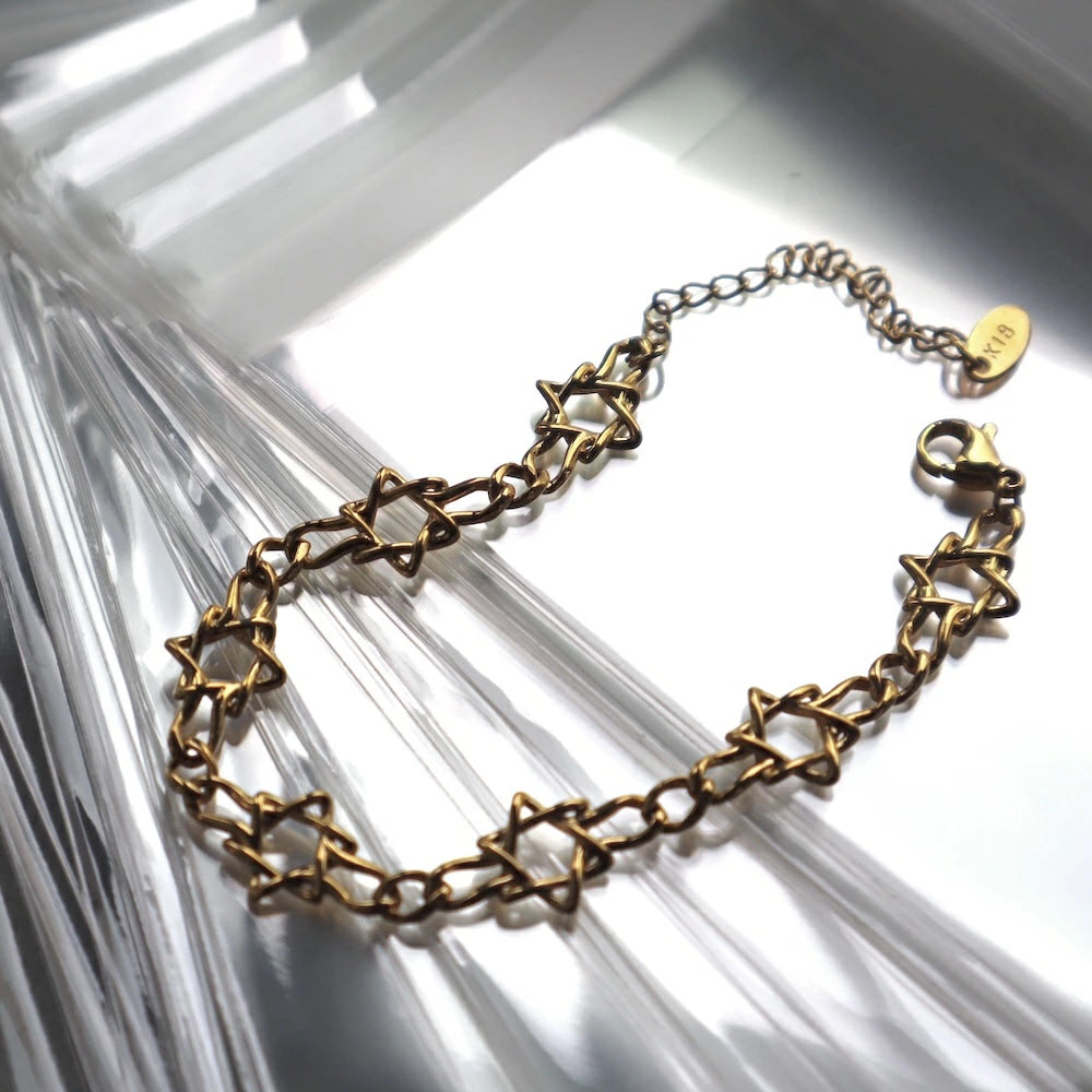N123 stainless 3type chain bracelet