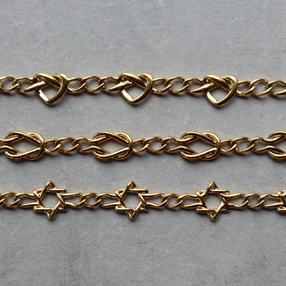 N123 stainless 3type chain bracelet