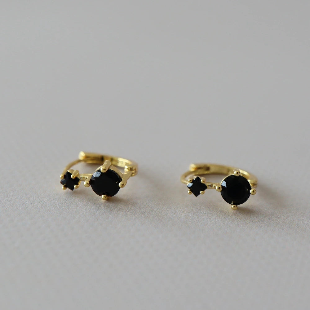P099 silver925 zirconia line minimum hoop pierce