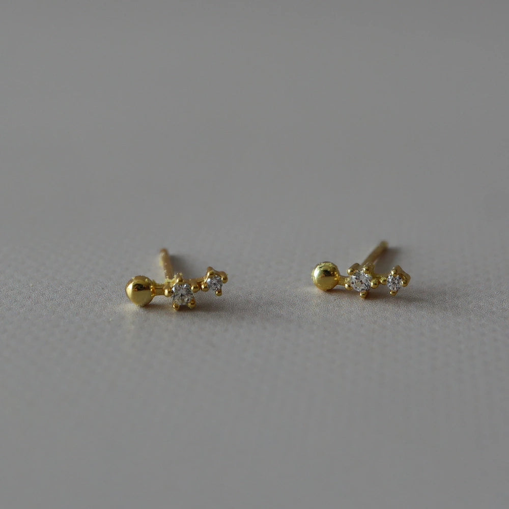 P184 silver925 stone line minimum pierce