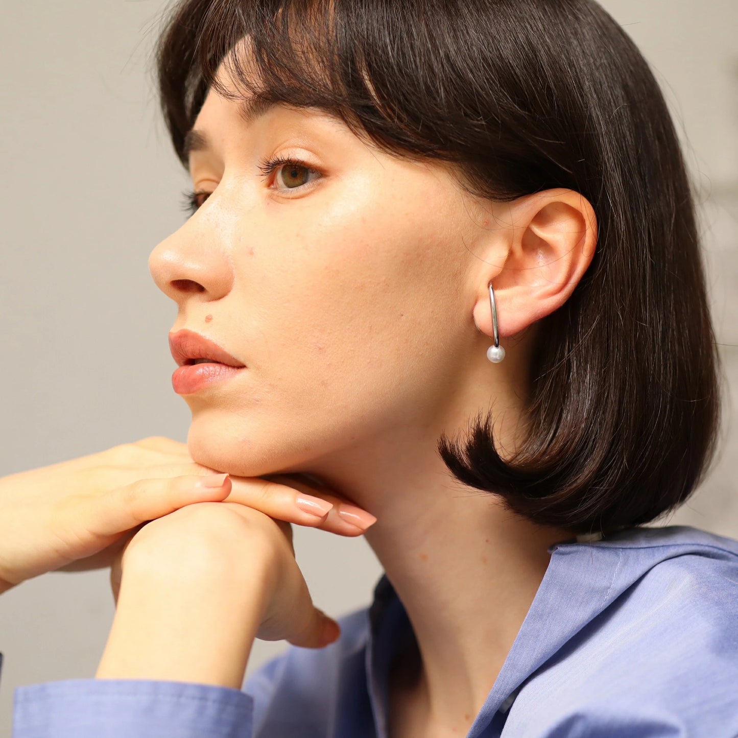 P330 stainless pearl asymmetry pierce